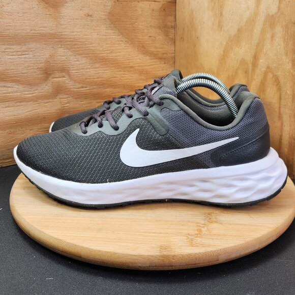 Nike Mens Revolution 6 Gray Running Shoes Size 10.5 Sneakers - Picture 4 of 9